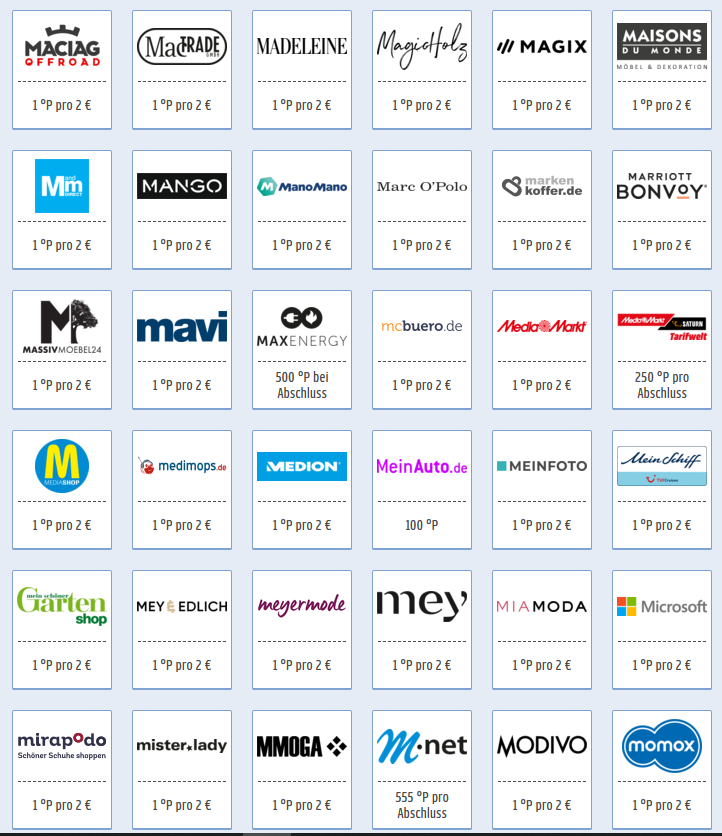 Payback Partner Logos M